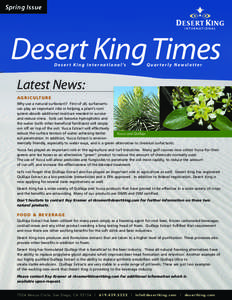 Spring Issue  Desert King Times