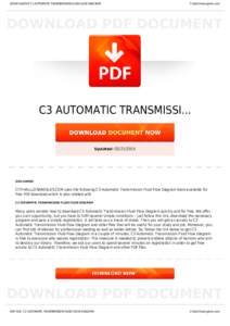 BOOKS ABOUT C3 AUTOMATIC TRANSMISSION FLUID FLOW DIAGRAM  Cityhalllosangeles.com C3 AUTOMATIC TRANSMISSI...