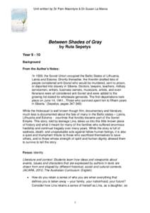 Microsoft Word - Between Shades of Gray.doc