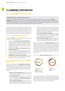 Informe de gestiónFerrovial S.A. y Sociedades dependientesGOBIERNO CORPORATIVO 5.1 GOBIERNO CORPORATIVO