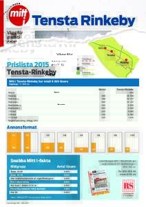 Hjulsta  Tensta Prislista 2015 Tensta-Rinkeby