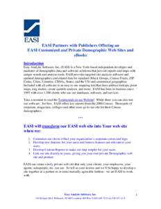 Microsoft Word - Publishers with EASI.doc
