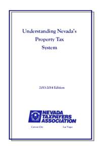 Understanding Nevada’s Property Tax System[removed]Edition