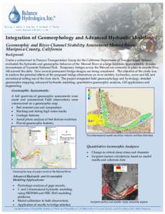 Integration Geomorphology Hydraulics.pub