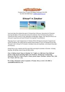 Microsoft Word - Kitesurf in Zanzibar.doc