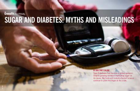 SUGAR AND DIABETES: MYTHS AND MISLEADINGS  BY BRITTNEY SALINE Alex Tubbs