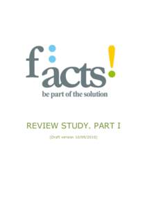 REVIEW STUDY. PART I (Draft version) Climate Change Adaptation in F:ACTS! partners  1. Key concepts ............................................................................................................