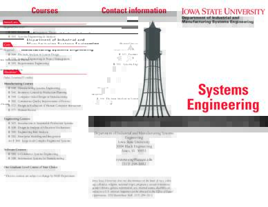 Courses  Contact information Intro/Core