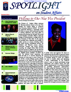 California State University, Fullerton  Summer 2012 Inside This Issue