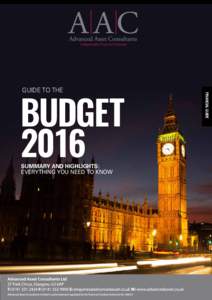 BUDGET 2016 SUMMARY AND HIGHLIGHTS: EVERYTHING YOU NEED TO KNOW  FINANCIAL GUIDE