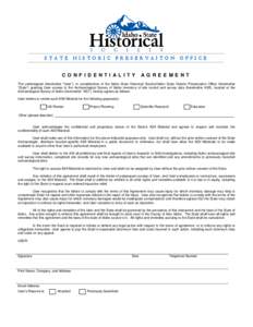 CONFIDENTIALITY AGREEMENT