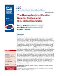 The Renewable Identification Number System and U.S. Biofuel Mandates