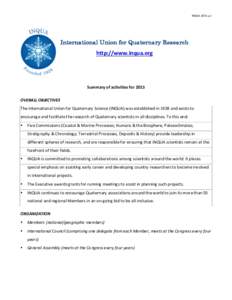 INQUA	
  2015	
  p.1	
    	
   International Union for Quaternary Research  http://www.inqua.org	
  