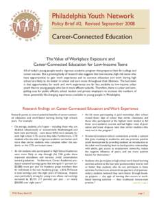 career ed brief revised Sept 08.qxp