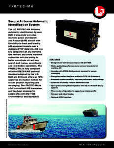 Protec-MA  Secure Airborne Automatic Identification System  FEATURES