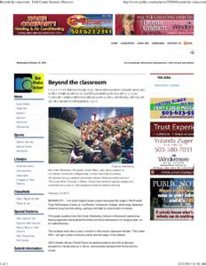 Beyond the classroom - Polk County Itemizer-Observer