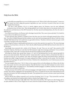 Chapter 4  Help from the Bible Y