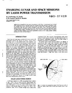 69  ENABLING BY LASER R.J. DeYoung, D. H. Humes,