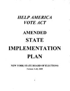 Amended State Implementation Plan