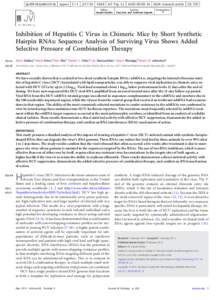 zjv00914/zjv8861d14z xppws S⫽:09 4/C Fig: 1,2 ArtID: NLM: research-article CE: SSV Editor: Sandri-Goldin Section: Vaccines and Antiviral Agents