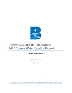 Microsoft WordState of the Lake Report-Beaver Lake
