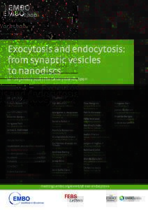 Exocytosis and endocytosis: from synaptic vesicles to nanodiscs 16 – 20 January 2018 | The Canary Islands, Spain