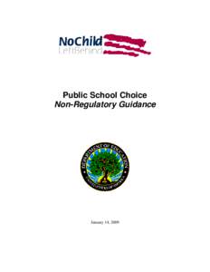 Public School Choice Draft Non-Regulatory Guidance (MSWord)