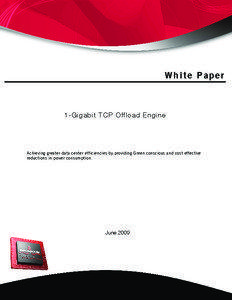 White Paper  1-Gigabit TCP Offload Engine