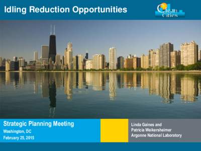 Idling Reduction Opportunities