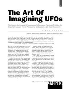 43  The Art Of Imagining UFOs The Search for Images Of Spaceships In European Paintings Provides An Important Lesson For All Paranormal Enthusiasts—Do Your Homework