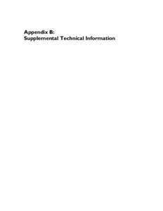 Appendix B: Supplemental Technical Information Draft Plan Bay Area Land Use Revision Requests and Final Modifications by Jurisdiction