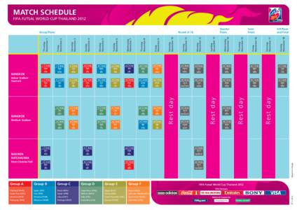 MATCH SCHEDULE FIFA FUTSAL WORLD CUP THAILAND[removed]:[removed]:00