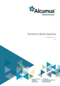 Permit to Work Systems Guidance Note 12 Jul 16 1