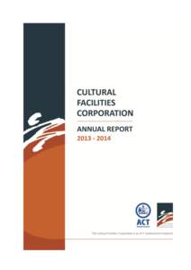 CULTURAL FACILITIES CORPORATION  ANNUAL REPORT