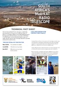 Radio telescopes / Astronomy / Square Kilometre Array / Astronomical instruments / Karoo / Radio / MeerKAT / Antenna / Observational astronomy / EarthMoonEarth communication / Warkworth Radio Telescope