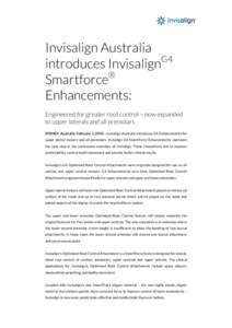 Microsoft Word - Invisalign Australia introduces Invisalign G4 Smartforce Enhancements.docx