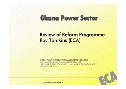 Microsoft PowerPoint - Ghana Power Sector~v2a