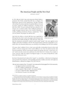 Kazin  Federal History 2009 The American People and the New Deal michael kazin*