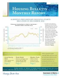 J a n u a r y[removed]Housing Bulletin Monthly Report  1