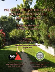 Palisades Recreation Center Non-motorized access improvements Digital Renderings & Surface Discussion