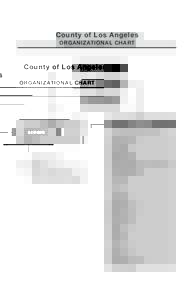 County of Los Angeles PROPOSED ORGANIZATIONAL CHART COUNTY ORGANIZATION  County Governance Report | July 2015