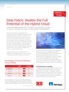 WHITE PAPER  Market Pulse  Data Fabric: Realize the Full