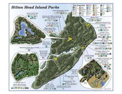 Hilton Head Island Parks & Amenities Map