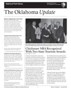 National Park Service U.S. Department of the Interior National Park News  The Oklahoma Update