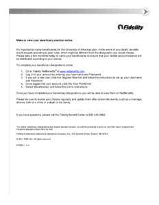 Beneficiary Print Letter Back-up