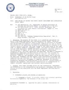 DEPARTMENTOFTHENAVY HEADQUARTERS UNITED STATES MARINE CORPS 3000 MARINE CORPS PENTAGON WASHINGTON, DC 20350·3000 MCO[removed]LPD
