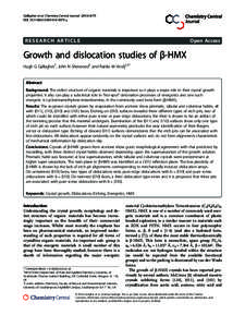 Growth and dislocation studies of Ł-HMX