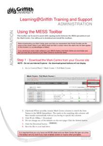 Information Services - one page document template