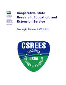 United States Department of Agriculture Cooperative State Research, Education, and