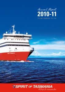 Annual Report[removed]TT-LINE COMPANY PTY LTD  A trip to remember